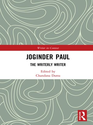 cover image of Joginder Paul